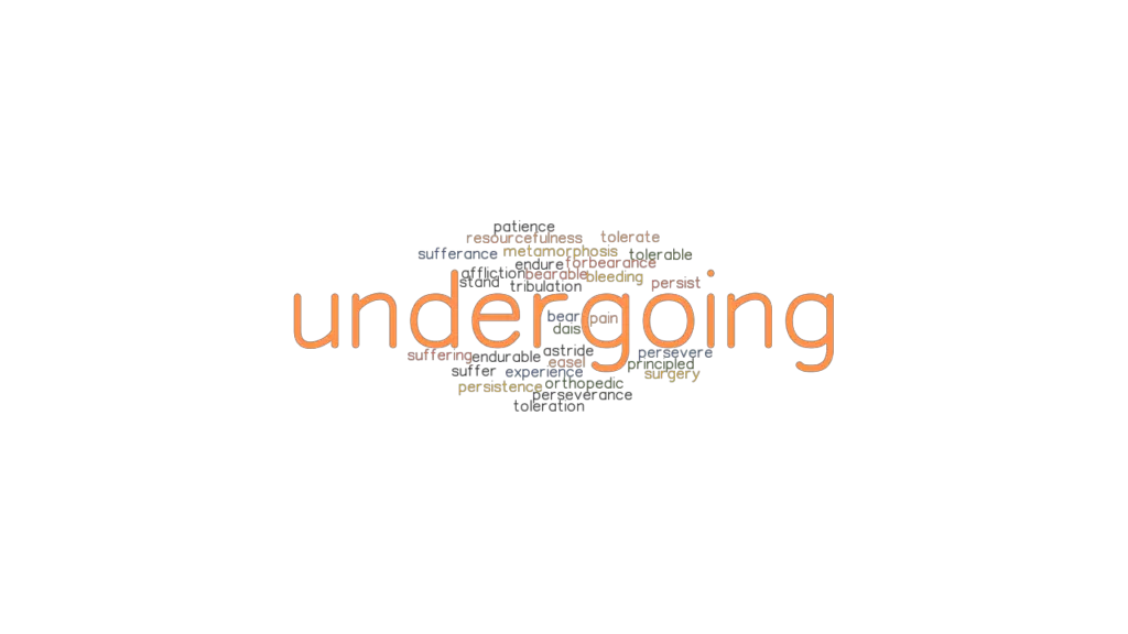 What Is Another Word For Undergoing