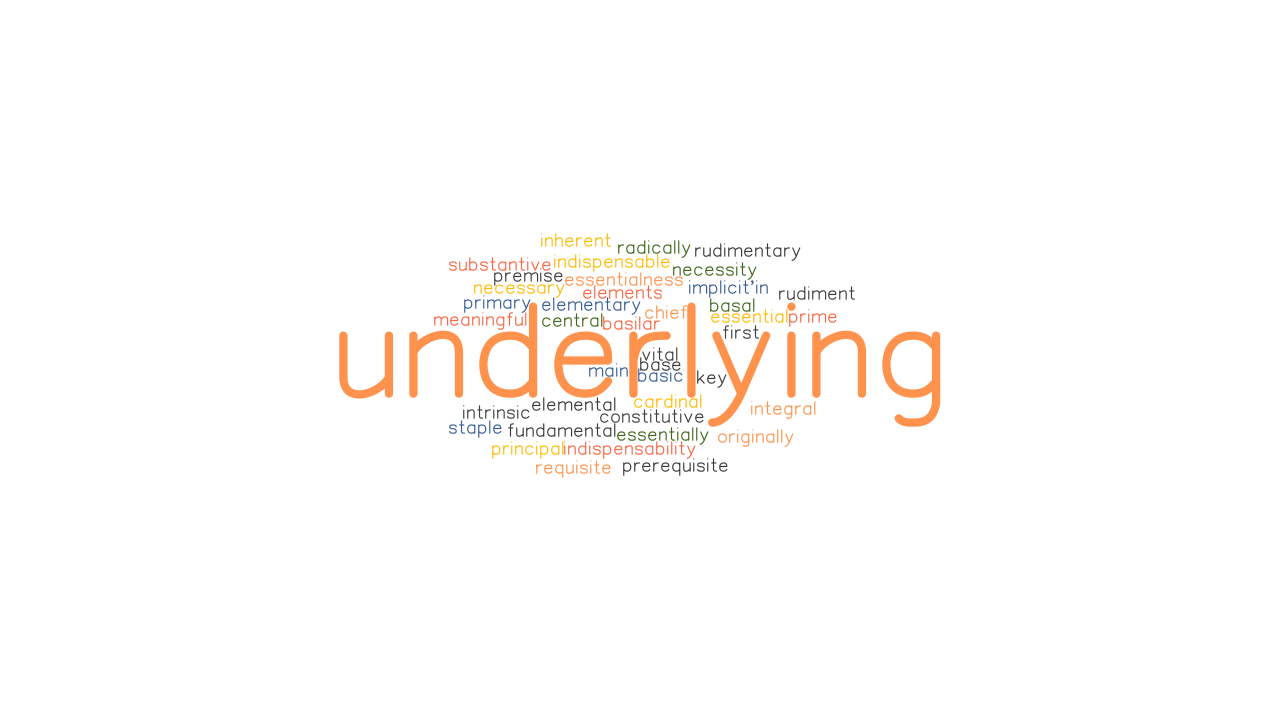 UNDERLYING Synonyms And Related Words What Is Another Word For 