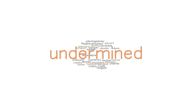 undermine synonyms