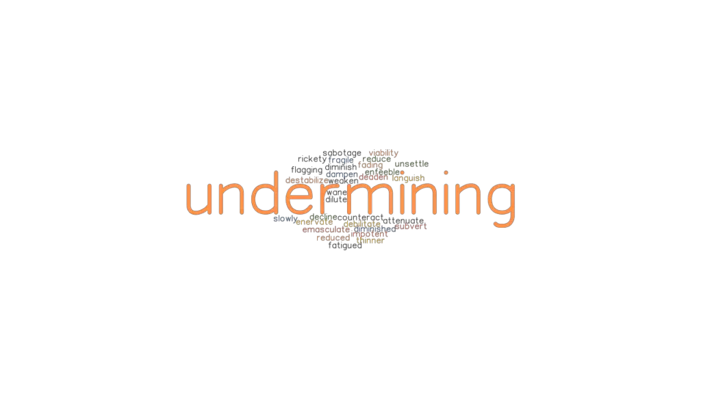 undermine used in a sentence