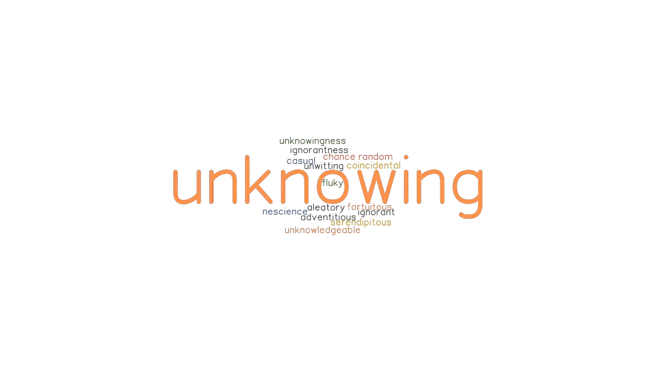 UNKNOWING Synonyms And Related Words What Is Another Word For 