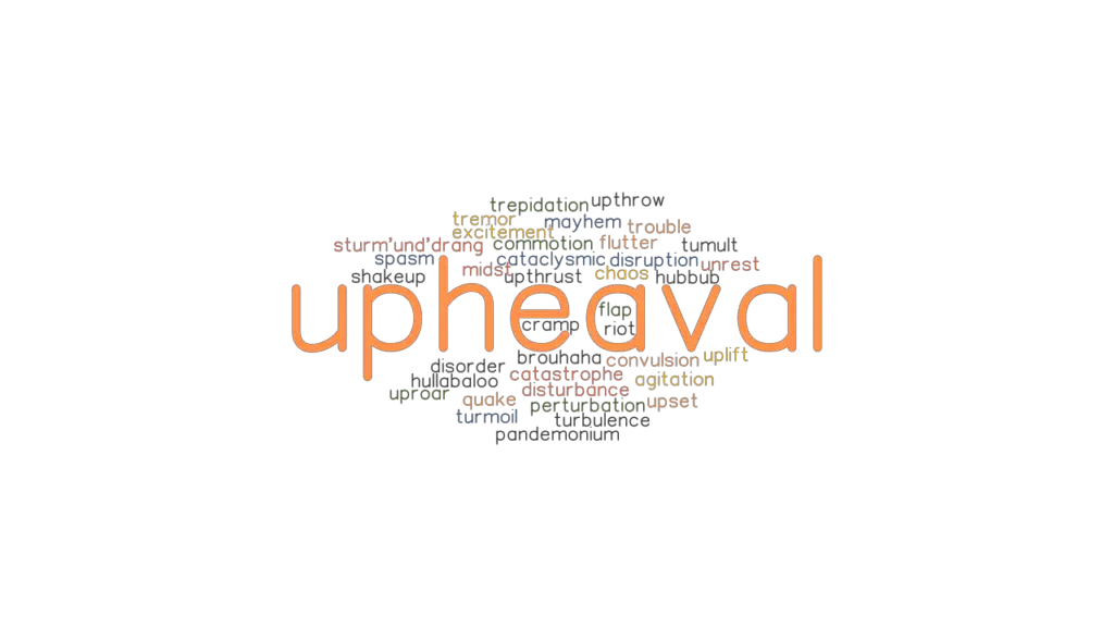 UPHEAVAL Synonyms And Related Words What Is Another Word For UPHEAVAL 