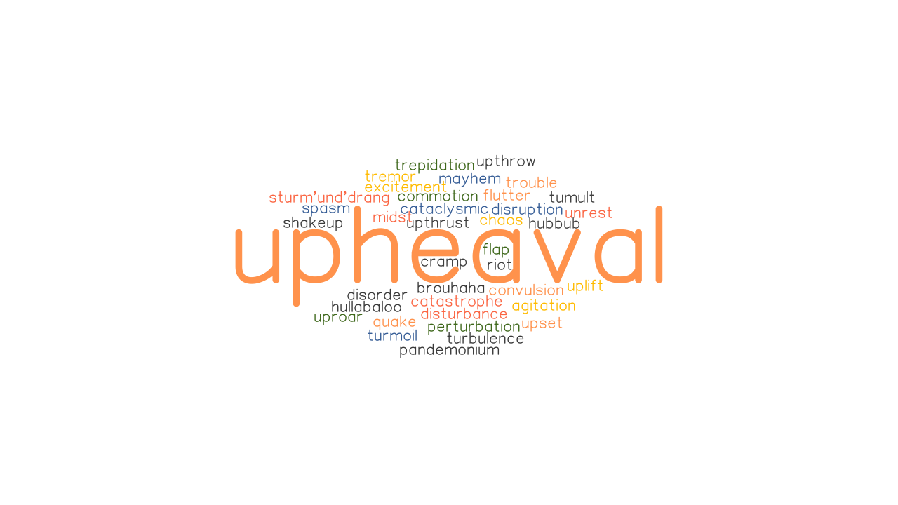 UPHEAVAL Synonyms And Related Words What Is Another Word For UPHEAVAL 