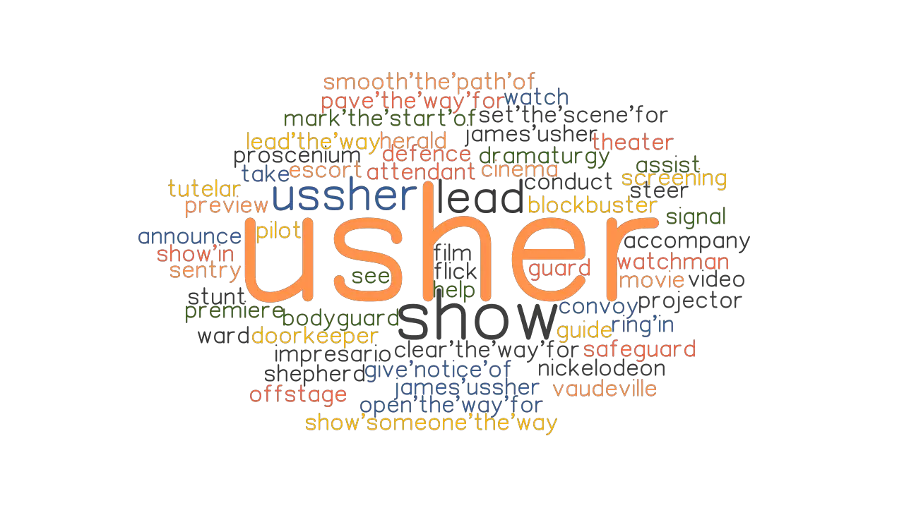 USHER Synonyms And Related Words What Is Another Word For USHER 