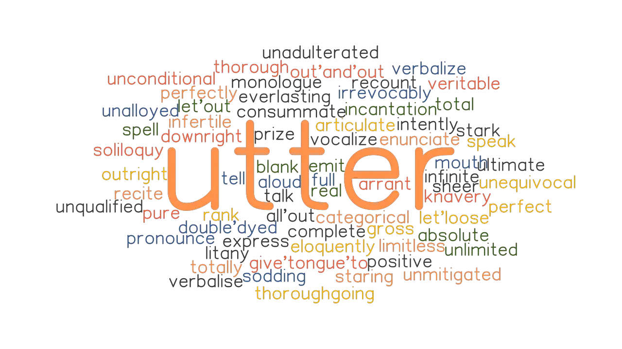 UTTER Synonyms And Related Words What Is Another Word For UTTER 