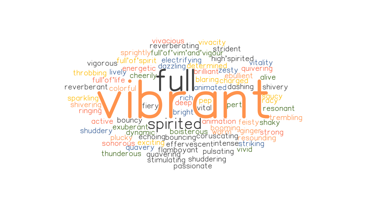 VIBRANT Synonyms And Related Words What Is Another Word For VIBRANT 