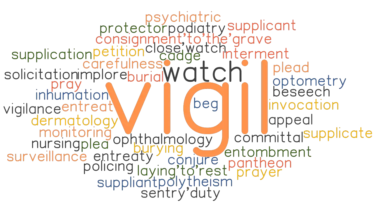 VIGIL Synonyms And Related Words What Is Another Word For VIGIL 