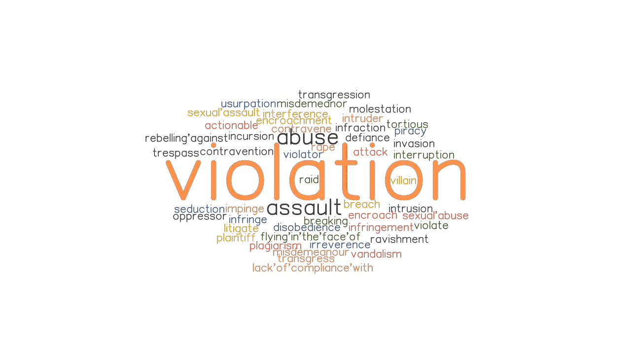 VIOLATION Synonyms And Related Words What Is Another Word For 