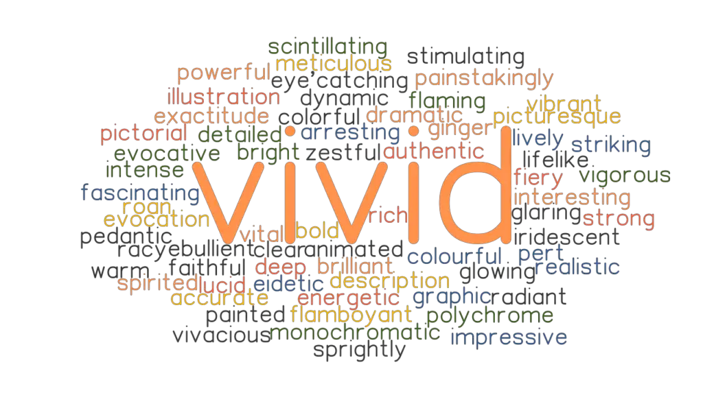 VIVID Synonyms And Related Words What Is Another Word For VIVID 