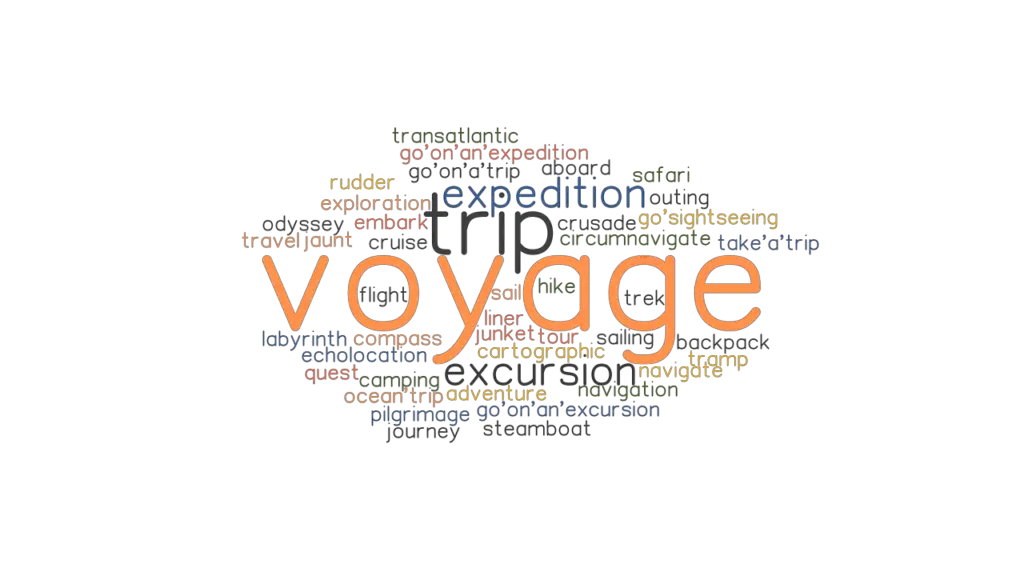 voyage synonym slang