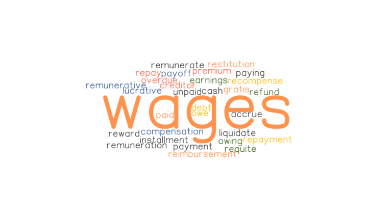 What Is Another Word For Wages