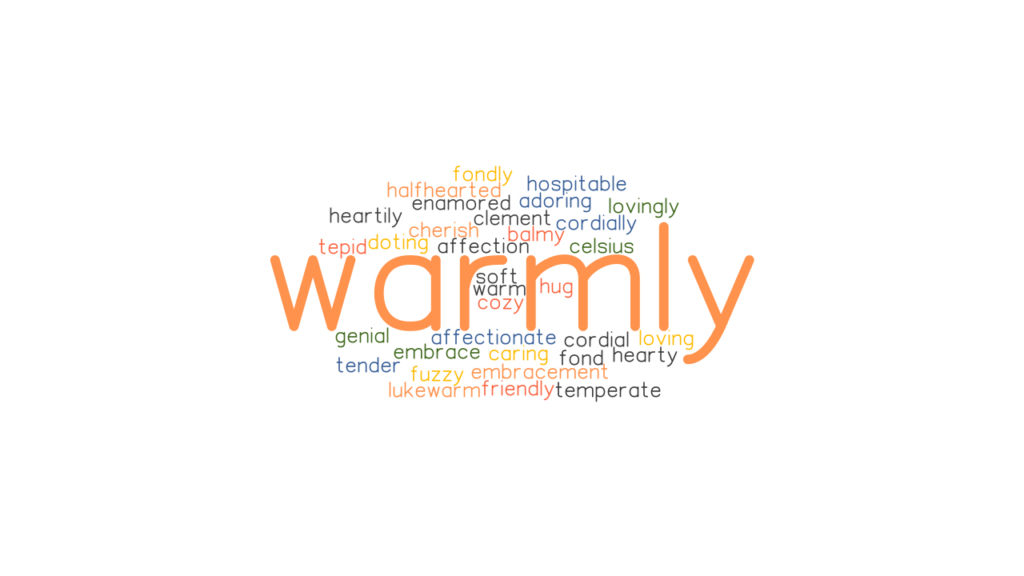 WARMLY Synonyms And Related Words What Is Another Word For WARMLY 