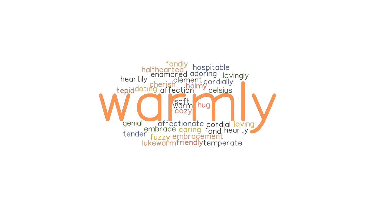 WARMLY Synonyms And Related Words What Is Another Word For WARMLY 