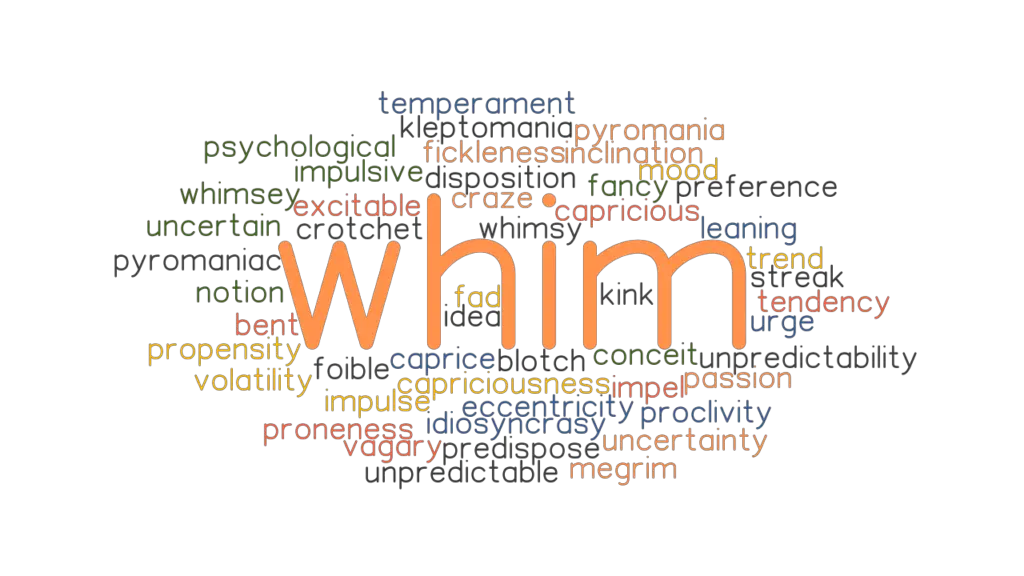 WHIM Synonyms and Related Words. What is Another Word for