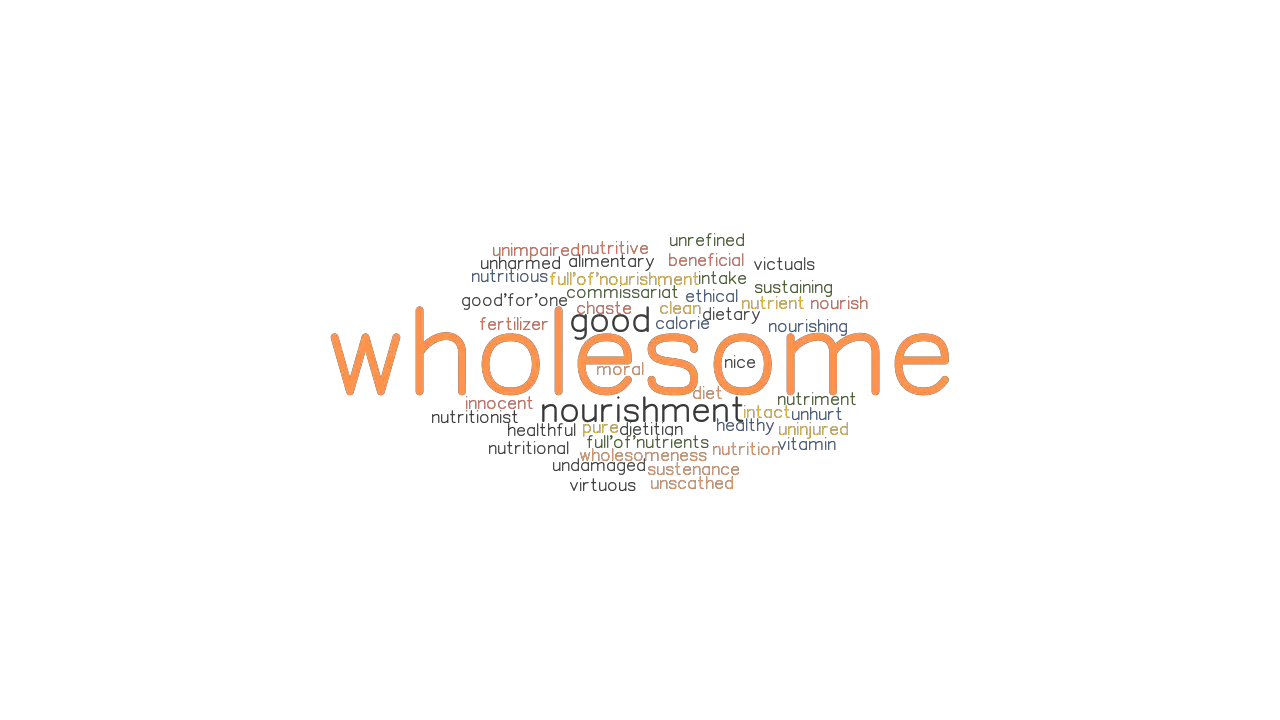 WHOLESOME Synonyms And Related Words What Is Another Word For 