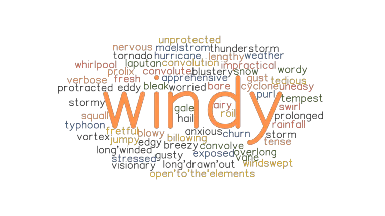 WINDY Synonyms And Related Words What Is Another Word For WINDY 