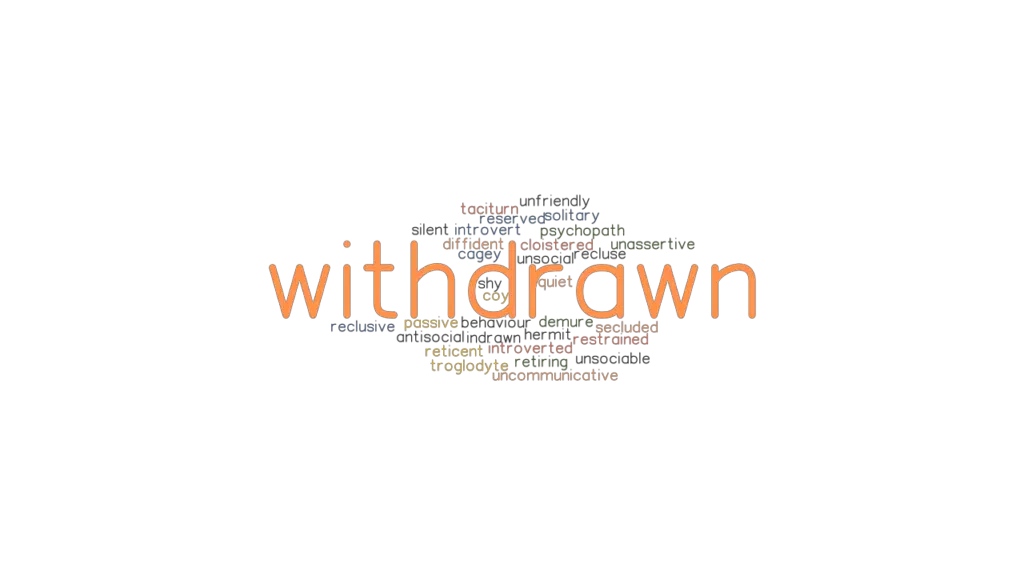 Words For Withdrawn