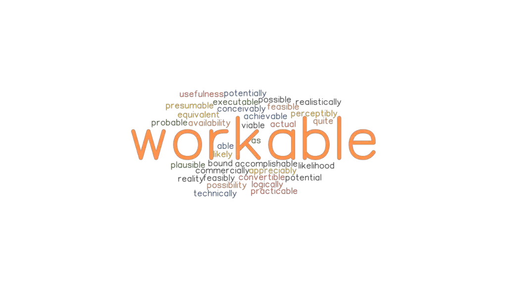 Another Word For Make Workable