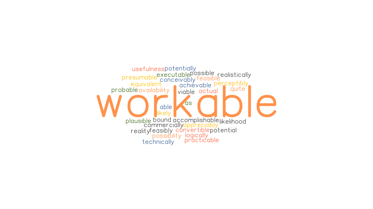 WORKABLE Synonyms And Related Words What Is Another Word For WORKABLE 