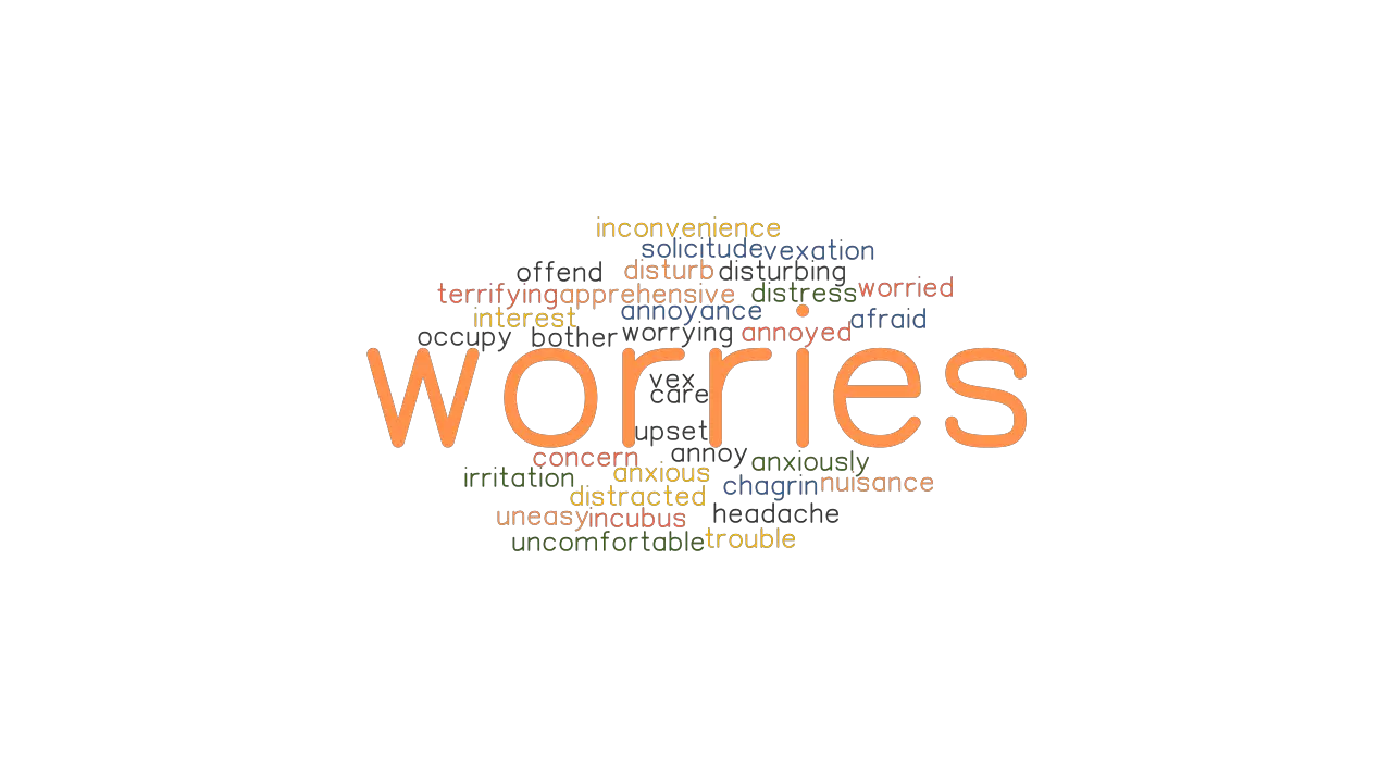 WORRIES Synonyms and Related Words. What is Another Word for ...