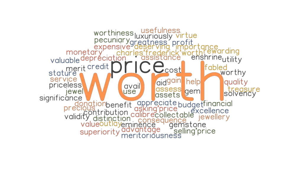 WORTH Synonyms And Related Words What Is Another Word For WORTH 