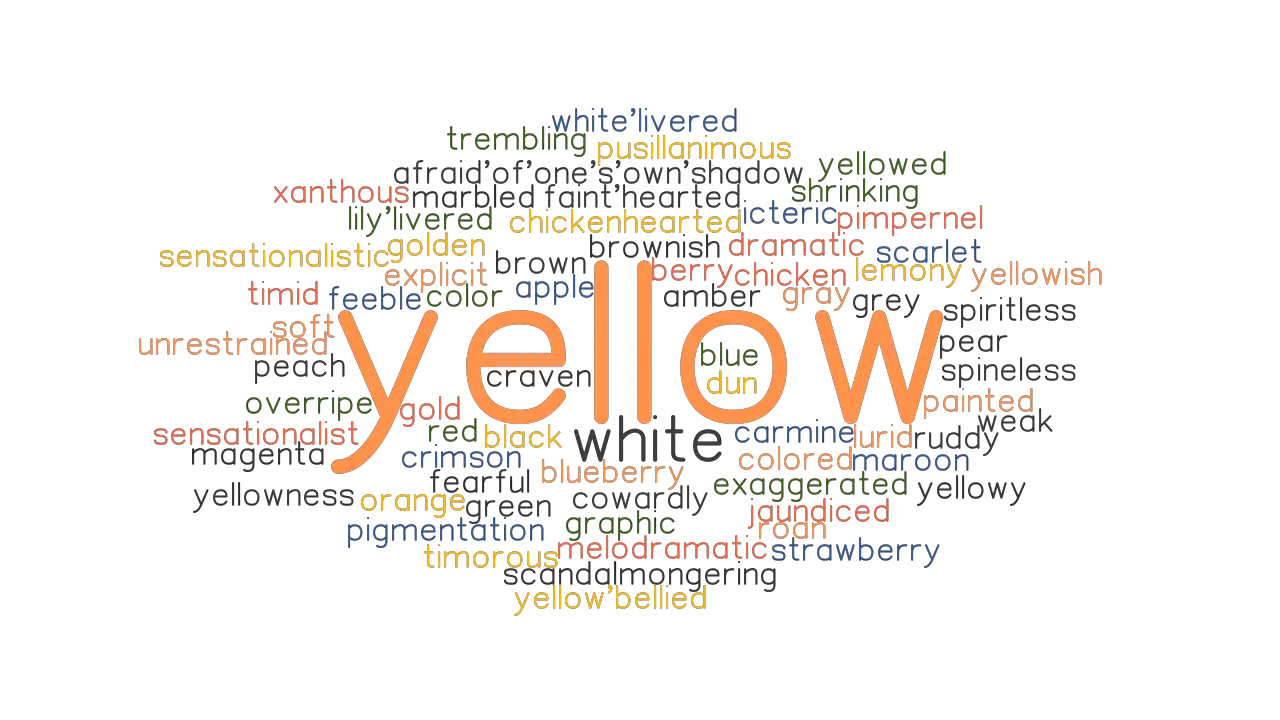 Yellow Synonyms And Related Words What Is Another Word For Yellow