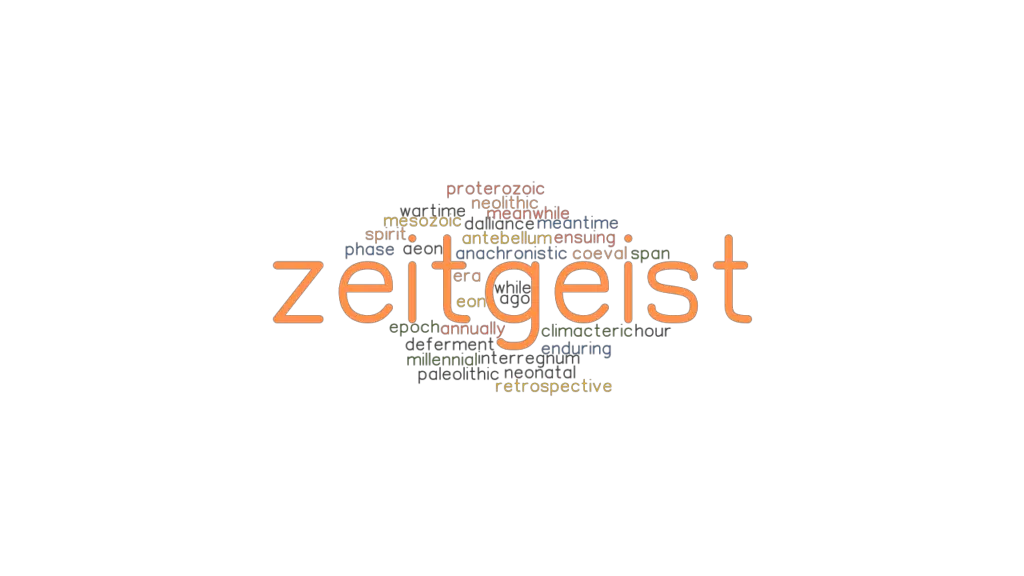 ZEITGEIST Synonyms and Related Words. What is Another Word for ZEITGEIST?