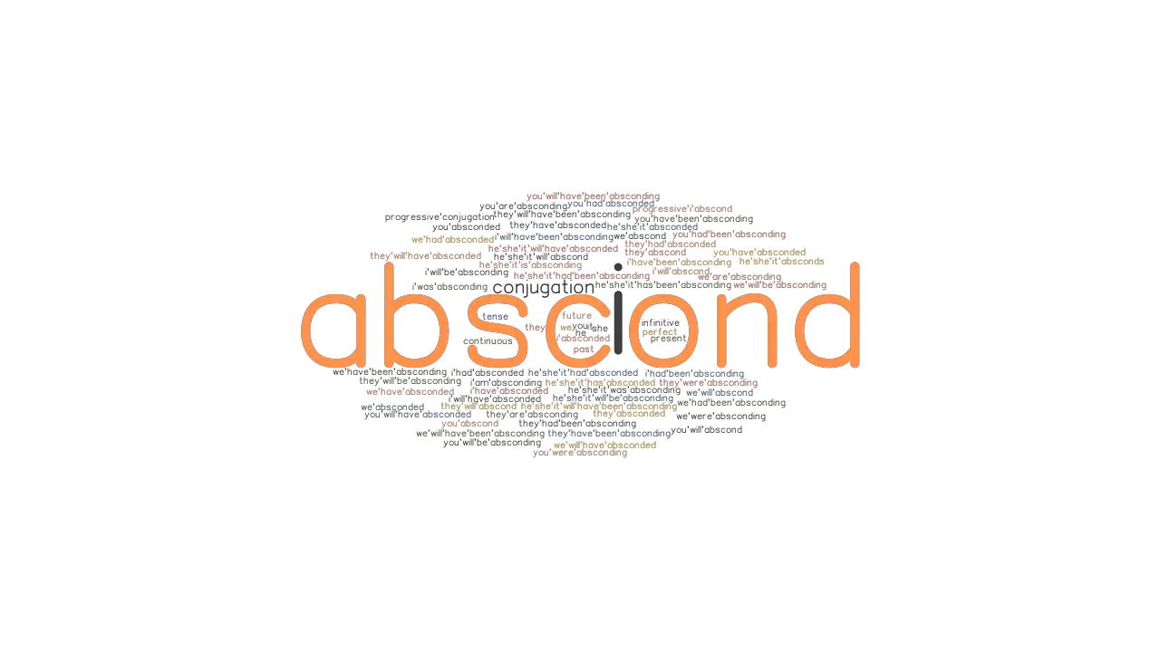 Abscond Past Tense Verb Forms Conjugate ABSCOND GrammarTOP