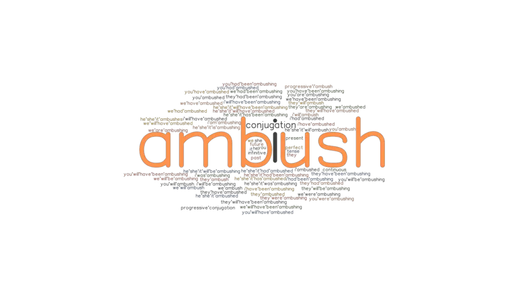 Ambush Past Tense: Verb Forms, Conjugate AMBUSH - GrammarTOP.com