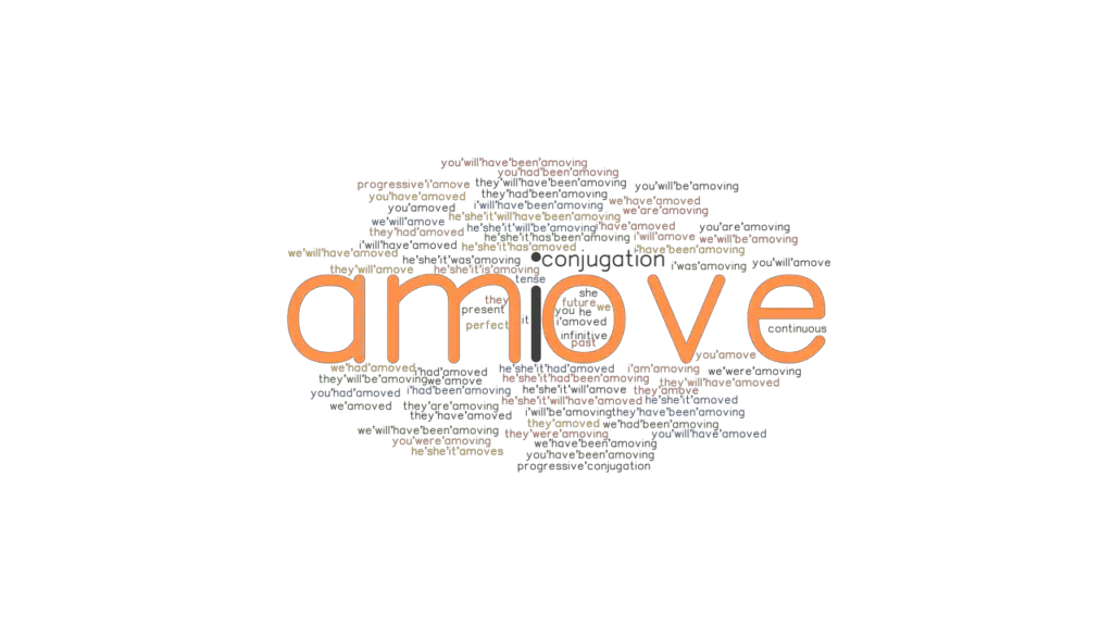 Amove Past Tense: Verb Forms, Conjugate AMOVE - GrammarTOP.com