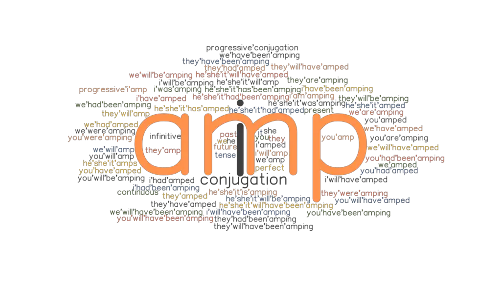 Amp Past Tense Verb Forms, Conjugate AMP