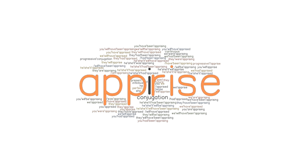 Apprise Past Tense Verb Forms, Conjugate APPRISE