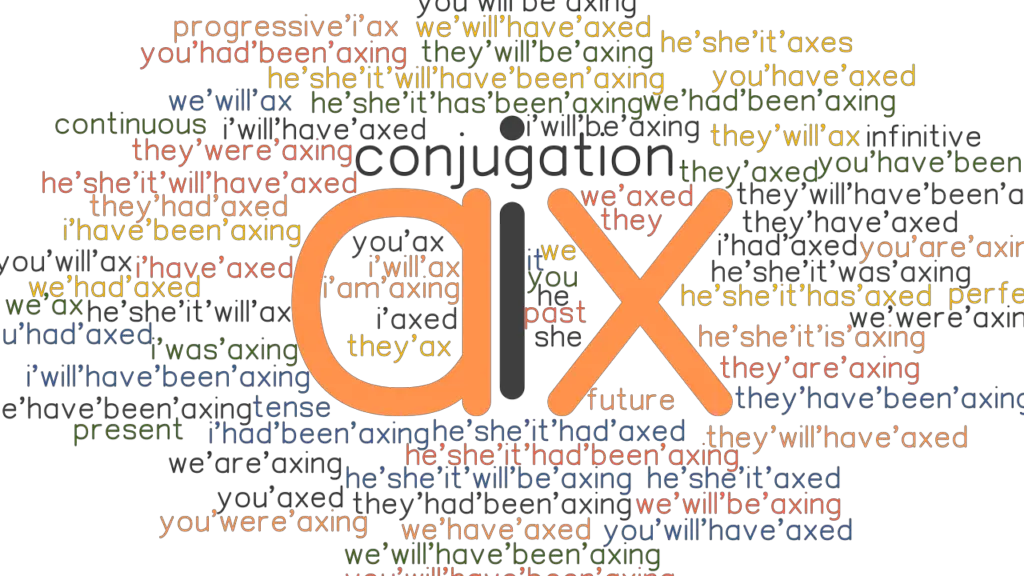 Ax Past Tense Verb Forms, Conjugate AX
