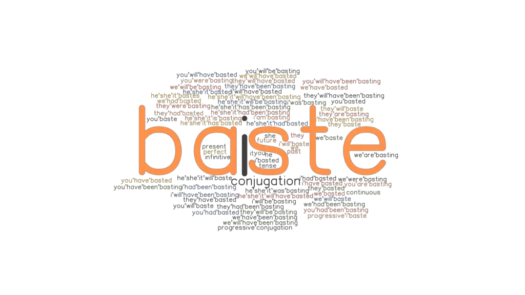 Baste Past Tense Verb Forms, Conjugate BASTE