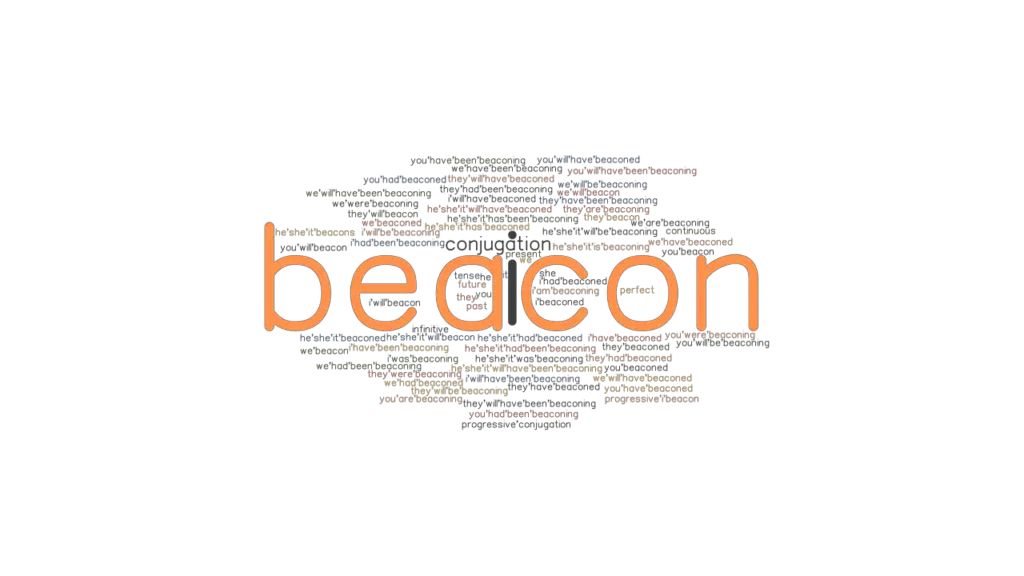 Beacon Past Tense Verb Forms, Conjugate BEACON