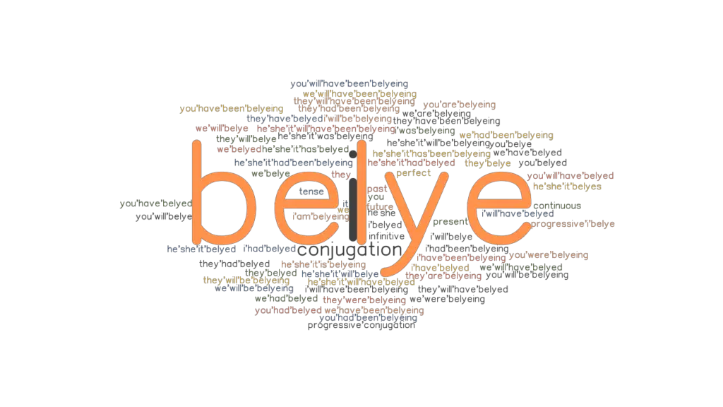 Belye Past Tense: Verb Forms, Conjugate BELYE - GrammarTOP.com
