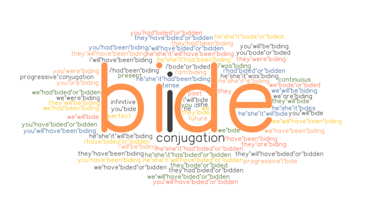 Past Participle Of Verb Bide