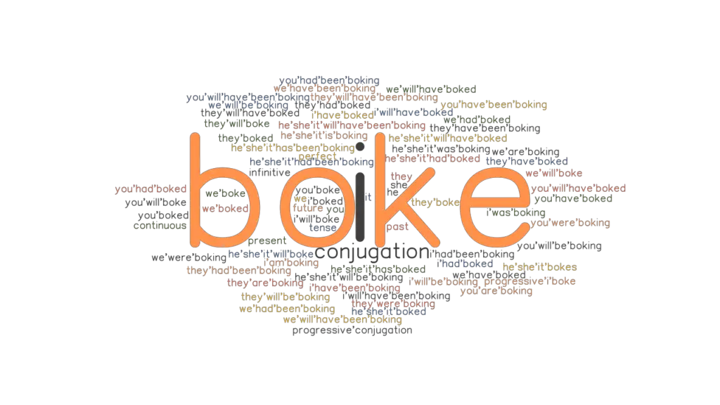Boke Past Tense Verb Forms, Conjugate BOKE