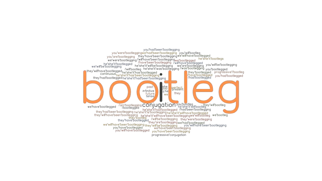 Bootleg Past Tense Verb Forms, Conjugate BOOTLEG