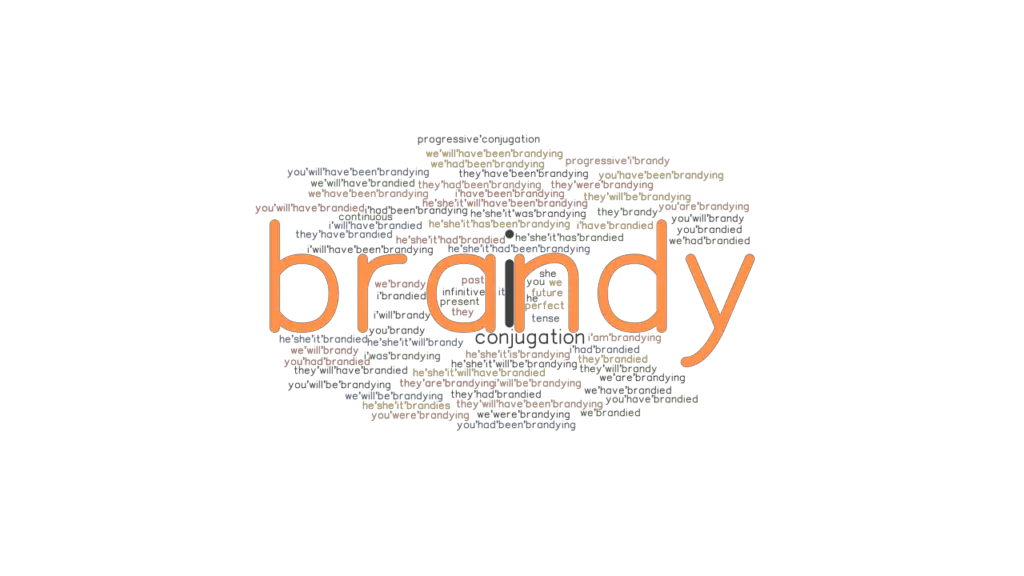 Brandy Past Tense Verb Forms, Conjugate BRANDY