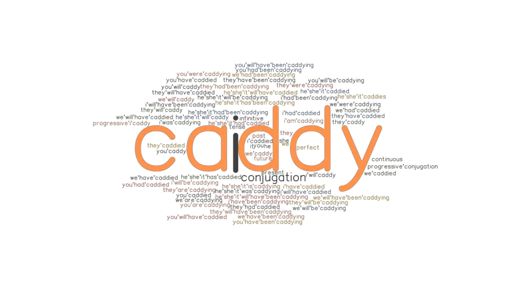 Caddy Past Tense Verb Forms, Conjugate CADDY