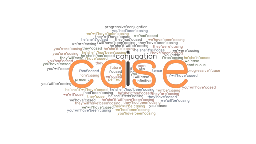 Case Past Tense Verb Forms, Conjugate CASE