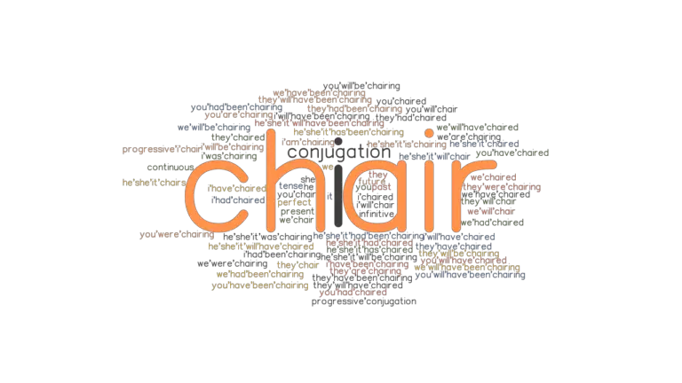 Chair Past Tense: Verb Forms, Conjugate CHAIR - GrammarTOP.com