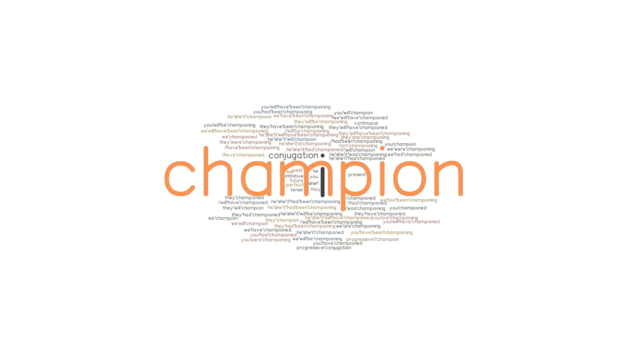 Champion Past Tense Verb Forms Conjugate CHAMPION GrammarTOP