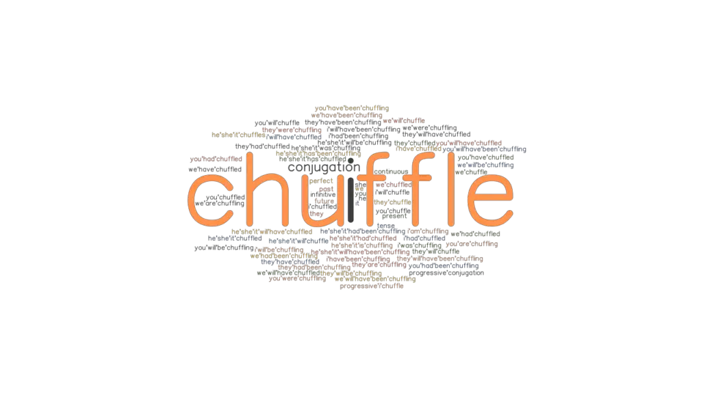 Chuffle Past Tense Verb Forms, Conjugate CHUFFLE