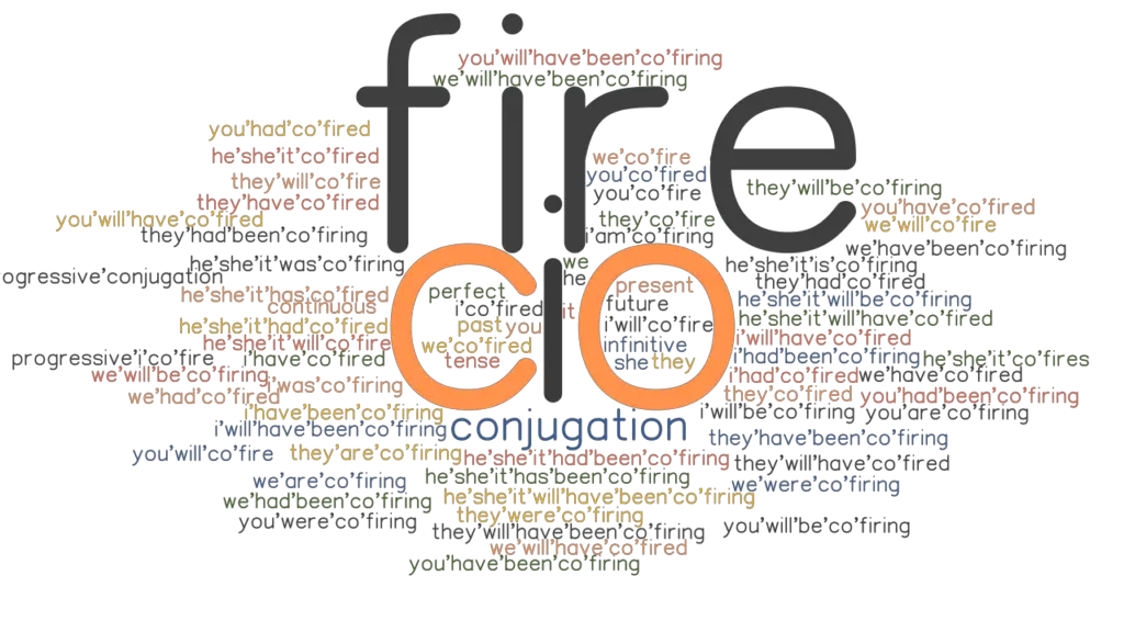 Cofire Past Tense Verb Forms, Conjugate COFIRE