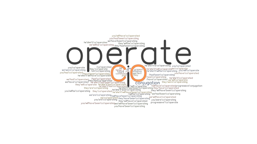 Cooperate Past Tense Verb Forms, Conjugate COOPERATE