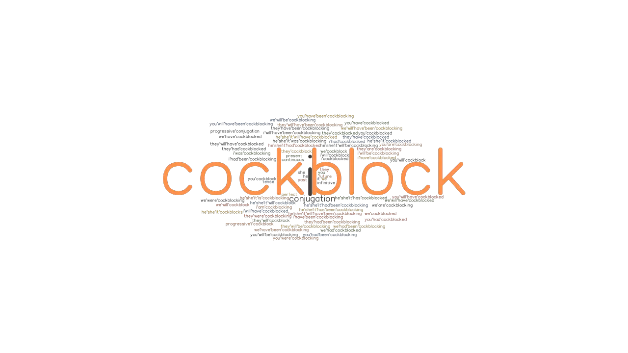 sononym for cockblock