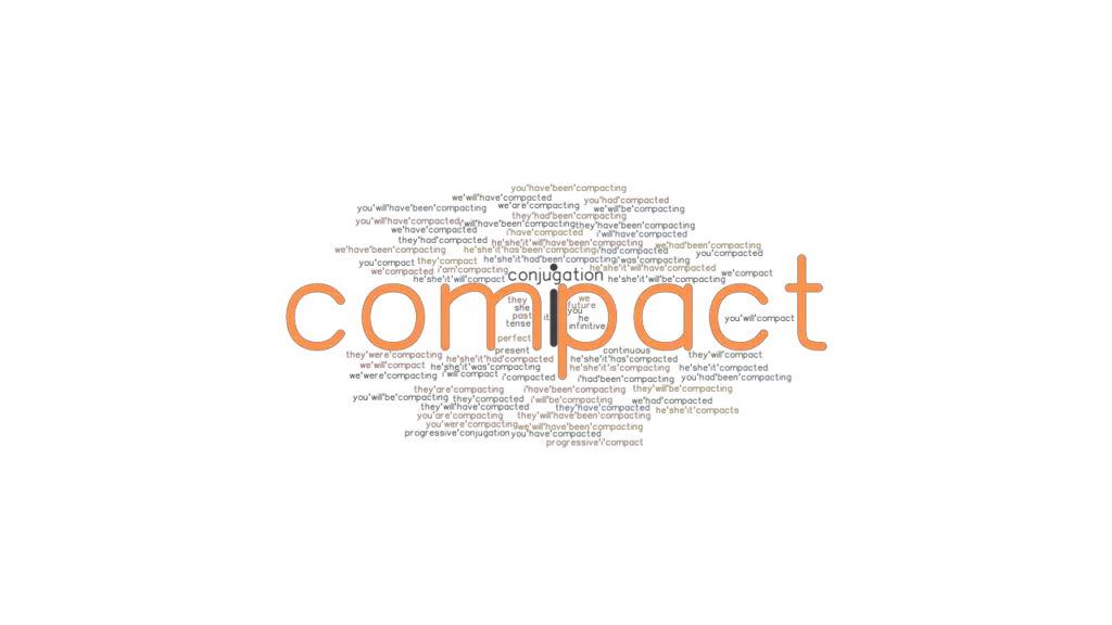 Compact Past Tense Verb Forms, Conjugate COMPACT