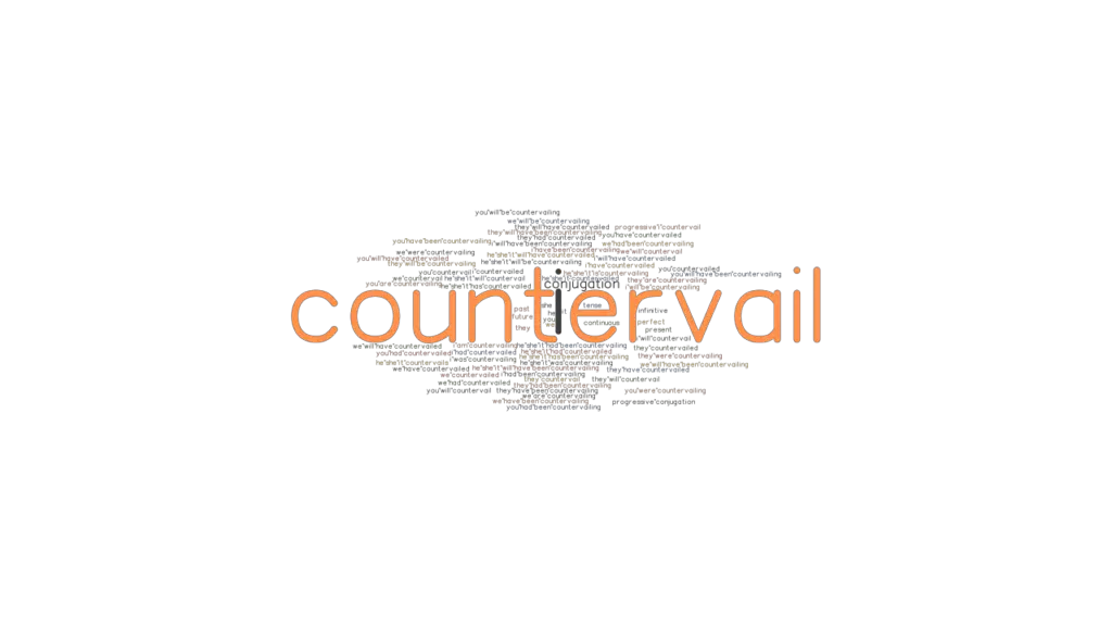 Countervail Past Tense Verb Forms, Conjugate COUNTERVAIL
